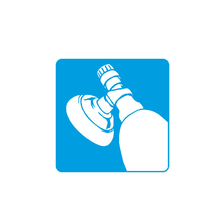 Single pictogram, 33 x 33 mm: Ventilation