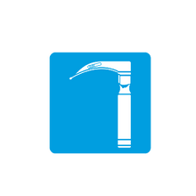 Single pictogram, 33 x 33 mm: Intubation