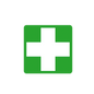 Single pictogram, 33 x 33 mm, First Aid Cross