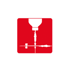 Single pictogram, 33 x 33 mm, Infusion