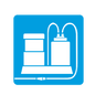 Single pictogram, 80 x 80 mm, Exhaust