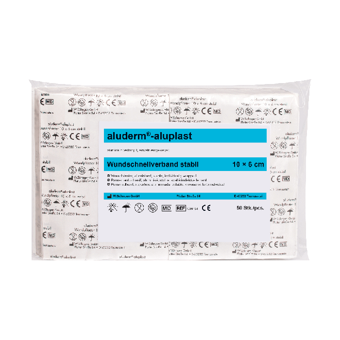 aluderm®-aluplast stabil 5 m x 6 cm - sold in sections