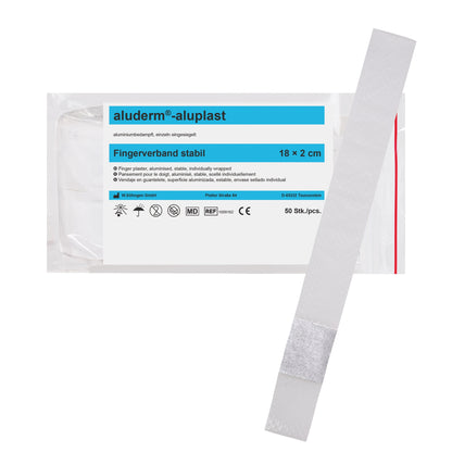 aluderm®-aluplast Stabil Finger Bandage, 18 x 2 cm, 50 pieces