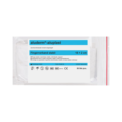 aluderm®-aluplast Stabil Finger Bandage, 18 x 2 cm, 50 pieces