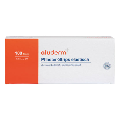 aluderm®-aluplast Elastic Strips 1.9 x 7.2 cm, 100 pieces