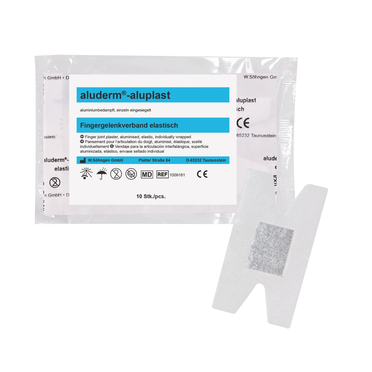 aluderm®-aluplast Elastic Finger Joint Bandage, 10-Pack