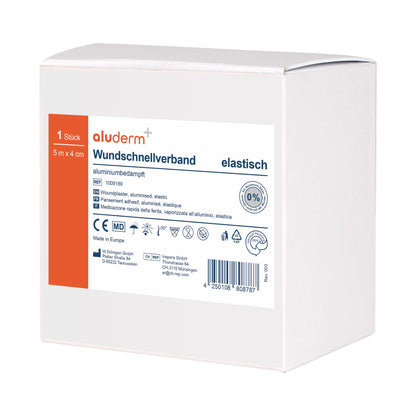aluderm®-aluplast elastic - rolled, 5 m x 4 cm