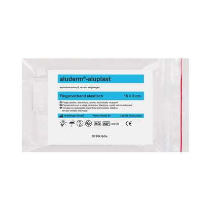 aluderm®-aluplast Elastic Finger Bandage, 18 x 2 cm, 10 pieces
