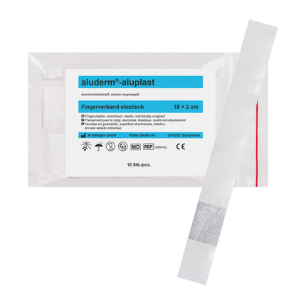 aluderm®-aluplast Elastic Finger Bandage, 18 x 2 cm, 10 pieces