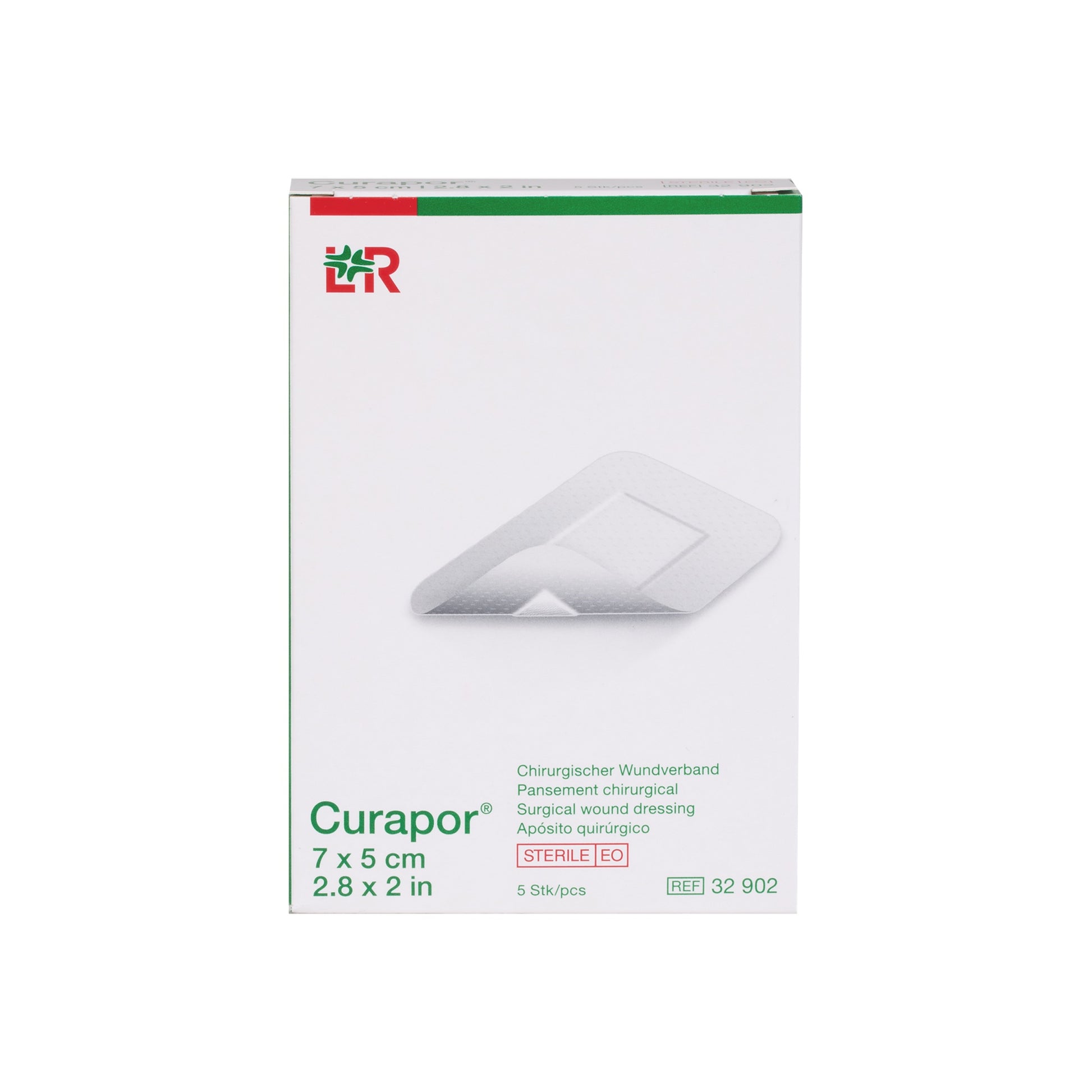 Sterile bandage, pack of 5, 70 x 50 mm