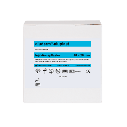 aluderm®-aluplast Injection Patches in a Dispenser Box, 200 Count