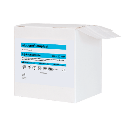 aluderm®-aluplast Injection Patches in a Dispenser Box, 200 Count