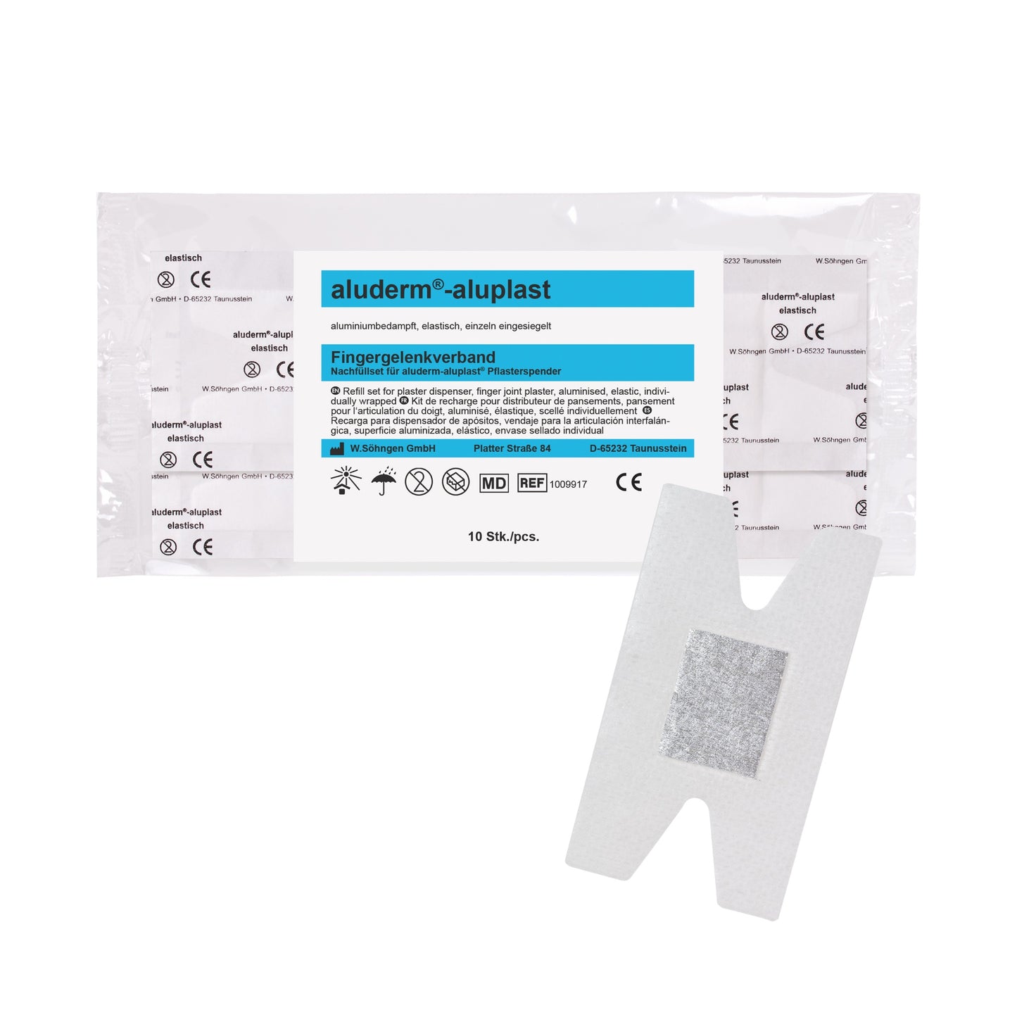 aluderm®-aluplast Refill Set for Joint Bandage Dispenser, 10 pieces each