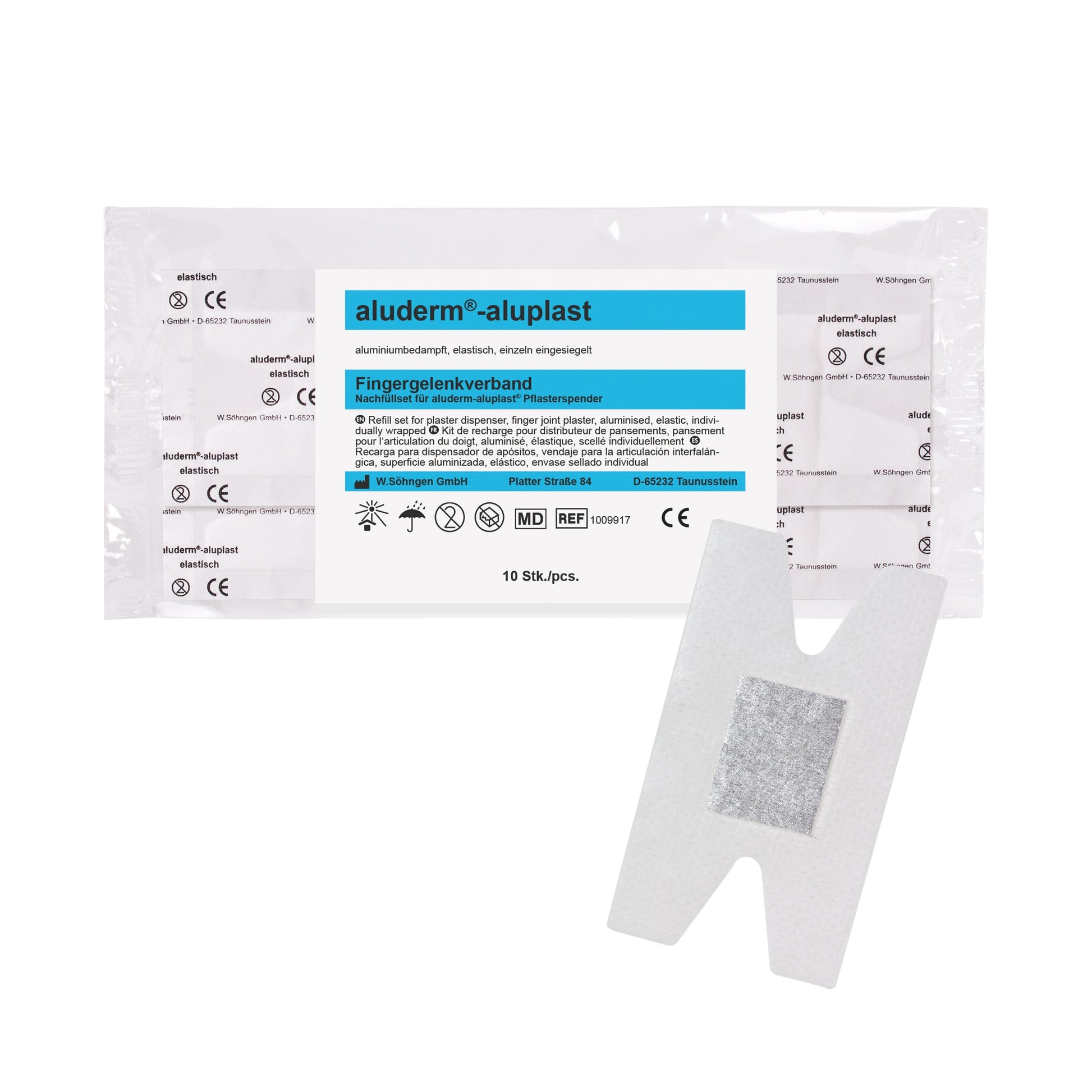 aluderm®-aluplast Refill Set for Joint Bandage Dispenser, 10 pieces each