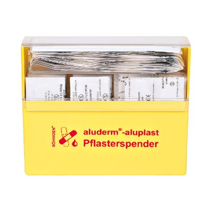 Yellow aluderm®-aluplast Band-Aid Dispenser, Refilled