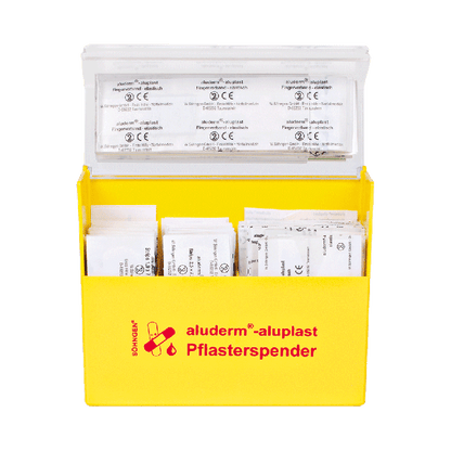 Yellow aluderm®-aluplast Band-Aid Dispenser, Refilled