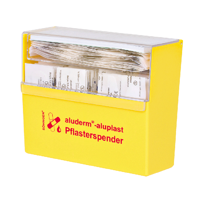 Yellow aluderm®-aluplast Band-Aid Dispenser, Refilled