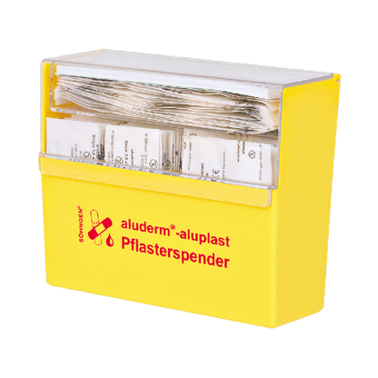 Yellow aluderm®-aluplast Band-Aid Dispenser, Refilled