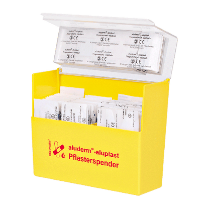 Yellow aluderm®-aluplast Band-Aid Dispenser, Refilled