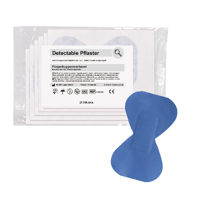 Refill Pack of Detectable Fingertips (20 per pack)