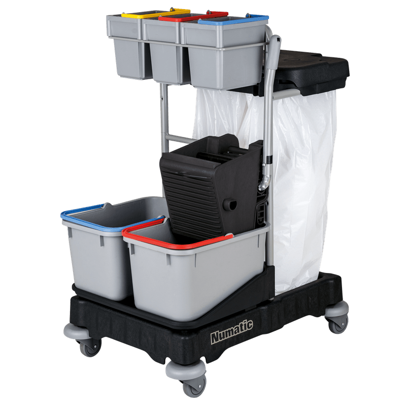 Numatic cleaning trolley ProCar 4G Black | Pack (1 piece)