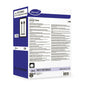 A white-purple box with the label "Diversey Suma Tera L56, Highly Concentrated Dishwashing Detergent for Hard Water" from Diversey Deutschland GmbH & Co. OHG with product details, safety information, barcodes, arrows, SKU 101101043 and WRIN 02437-129.