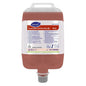 A 2.5-liter bag of TASKI Sani Cid Pur-Eco QS sanitary maintenance cleaner from Diversey, high concentrate with natural citric acid and EU eco-label certification.