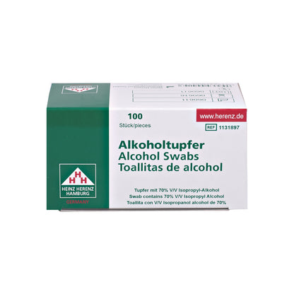 Box of 100 Alcohol Swabs