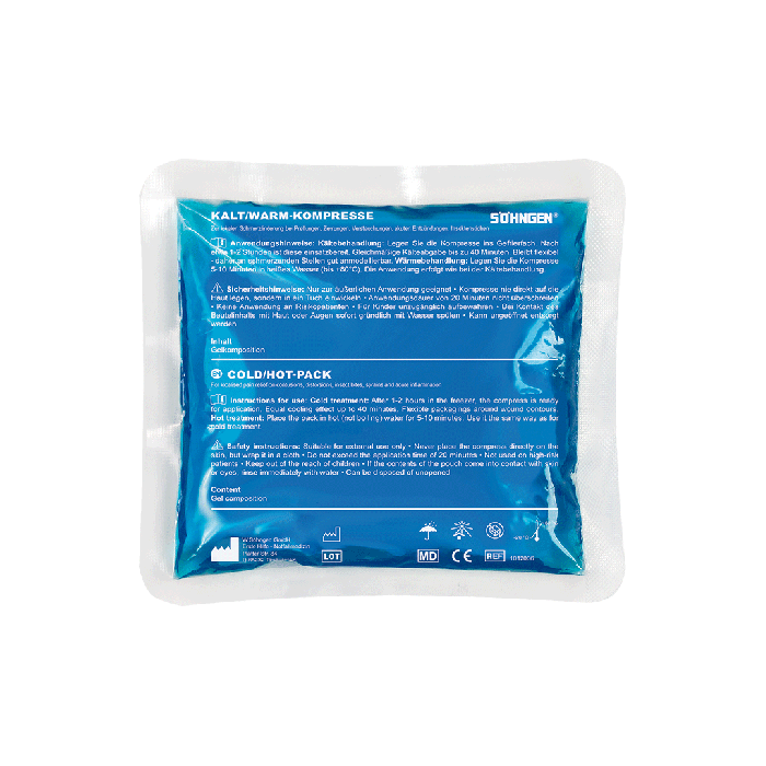 Medium-sized hot-cold-warm compress, approx. 13 x 14 cm