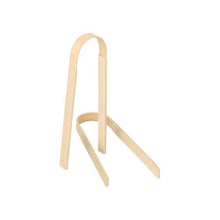 PAPSTAR Bamboo finger food tongs, 10 cm, ideal for snacks - In a bag with 10 pieces: Perfect for safely grabbing toast or serving finger food at your next party.