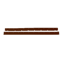 Numatic Eco-Polyurethane rubber lips, 43 Shore, brown