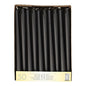 The Starpak 50 taper candles Ø 2.2 cm - 25 cm are white candles with long burning time, arranged upright in a single layer in a labeled rectangular Starpak tin.