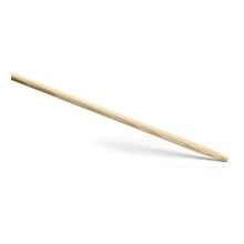 On a white background, a Nölle Profi Brush tool handle 28x1.500 mm from Nölle Profi Brush Bürsten- & Pinseltechnik e.K. with a pointed tip is depicted, resembling a wooden skewer.