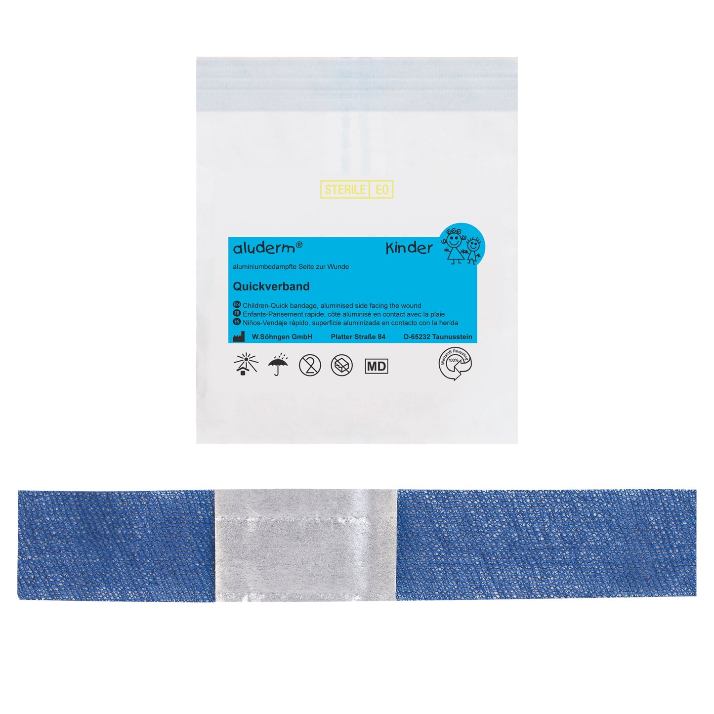 aluderm® Children's Quick Bandage, Small
