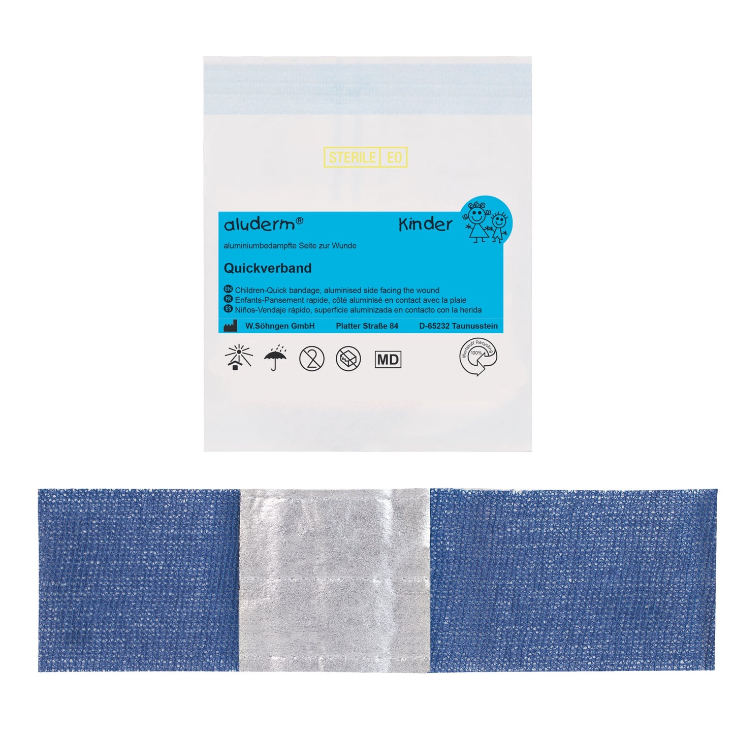 aluderm® Children's Quick Bandage, Large