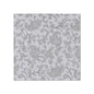 The PAPSTAR 20 napkins "ROYAL Collection" (25x25 cm, 1/4-Fold) of the PAPSTAR GmbH feature an elegant swirling floral pattern in light gray on white, with fine lines, leaves, and paisley shapes.