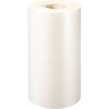 A large, upright standing roll of Duni GmbH PP sealing film Antifog with cardboard core is presented against a white background - perfect for food packaging.