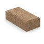 Pictured is a single Nölle Profi Brush cork sanding block, 120x60 mm, ideal for sanding, from Nölle Profi Brush Bürsten- & Pinseltechnik e.K., on a white background.
