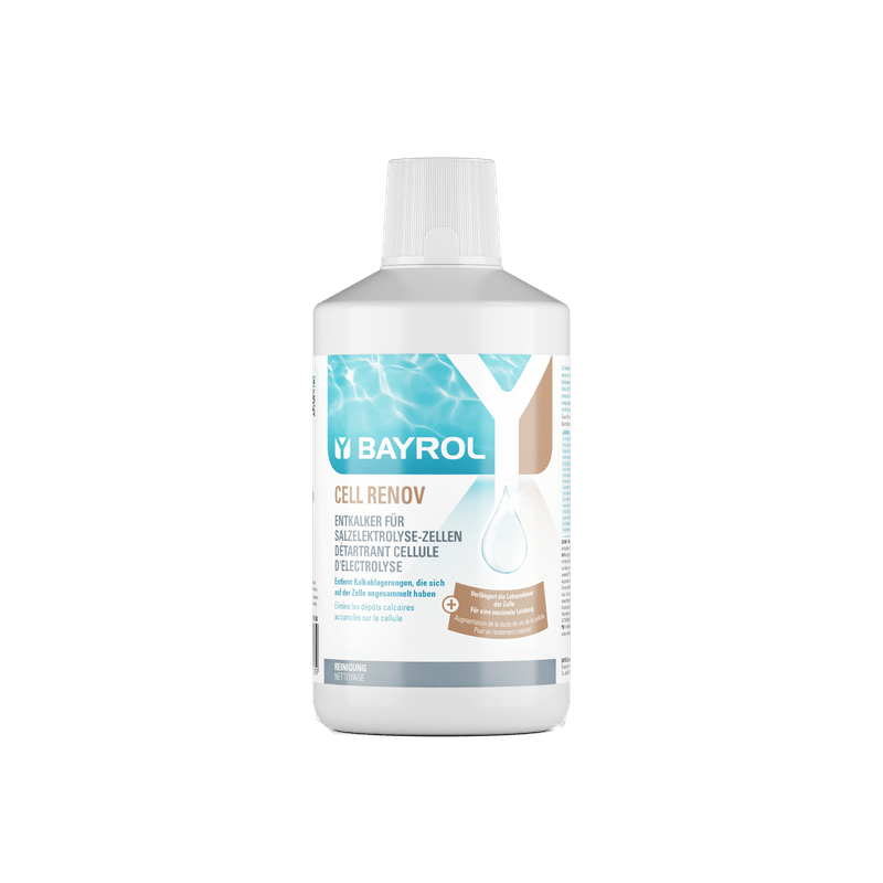 BAYROL Cell Renov 1 L Strong liquid descaler for salt electrolysis cells | Bottle (1 l) 