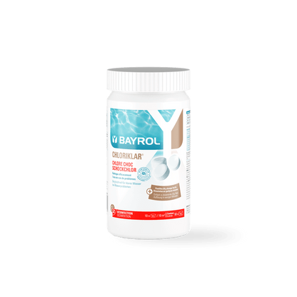 BAYROL Chloriklar® from trichloroisocyanuric acid with a high active chlorine content