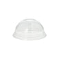 The Starpak 50 dome lid "Hurricane" is a clear, round PET lid (Ø 9.5 cm, 4.5 cm high) without a hole with a ribbed edge for secure attachment to cups or containers.