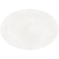 The oval white paper doily cake lace oval 17x24 cm by Duni GmbH (package of 250 pieces) has a decorative lace edge and a smooth center - perfect for decorating cakes and pastries. Pictured on a white background.