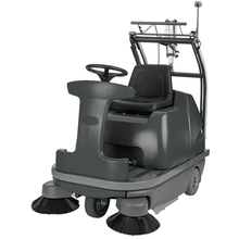 Numatic ride-on vacuum sweeper NU 12, HE, TRS with 2nd side brush | Pack (1 piece)