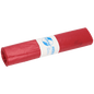 A roll of DEISS ECOFINE® waste bags 13900, 120 liters, made of recycled LDPE/LLDPE from EMIL DEISS KG (GmbH + Co.) with a white label on a white background - ideal for environmentally friendly waste disposal.