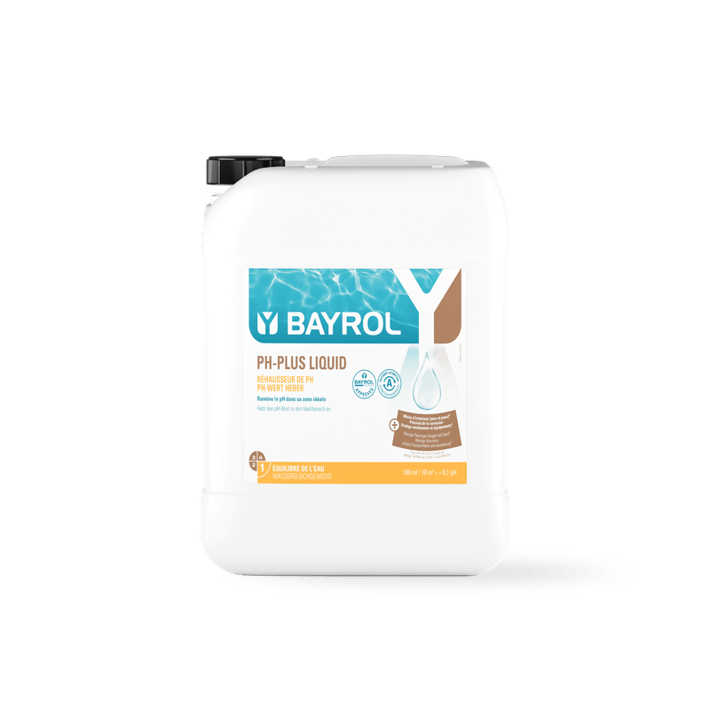 BAYROL pH-Plus liquid 20 L concentrate for increasing the pH value for dosing systems | Canister (20 l) 