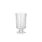 On a plain white background, there is a set of 10 transparent, one-piece Starpak stem glasses for white wine (0.1 l, Ø 5.1 cm, 8.5 cm high) depicted; they are made of high-quality PS and ideal for serving white wine.