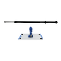 Numatic telescopic handle with rubber ball, 60 - 110 cm as a set with trapeze holder 30cm | Pack (1 piece)