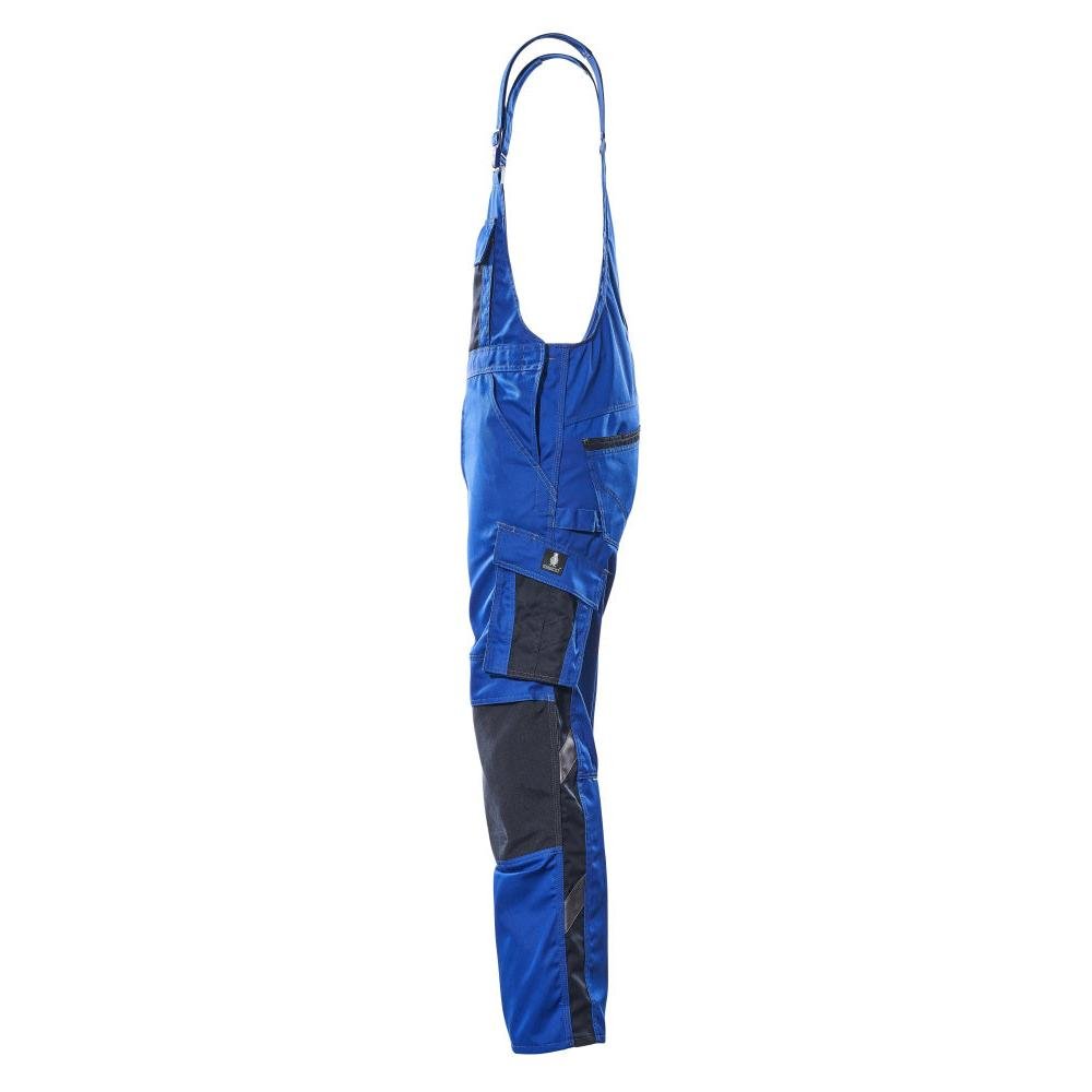 MASCOT® Augsburg dungarees, corn blue/black blue