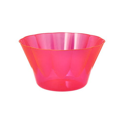 The Starpak 54 ice cream and dessert bowls are round, pink PS bowls (400 ml, Ø 12 cm x 7 cm) – ideal for serving ice cream and desserts in a stylish design. Delivered in a pack of 54 with a cardboard tray.