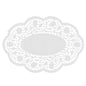The PAPSTAR 500 oval white Mokkalace of PAPSTAR GmbH impresses with a white lace design with scalloped edge, floral pattern, and solid center - ideal for your coffee table and made from high-quality materials.